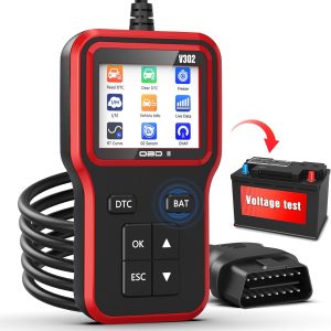 OBD2 Scanner with Upgrade Battery Tester