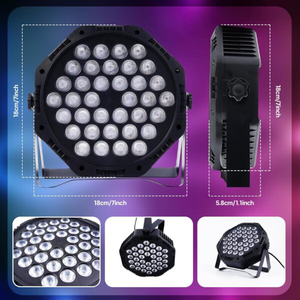 2 Pack Disco Lights for Parties