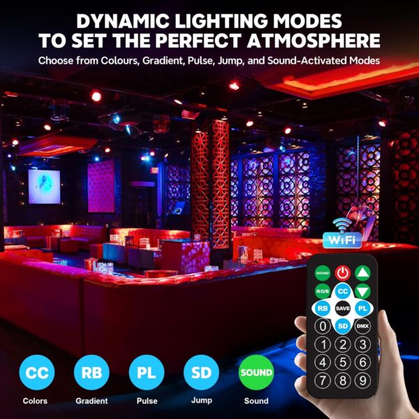2 Pack Disco Lights for Parties