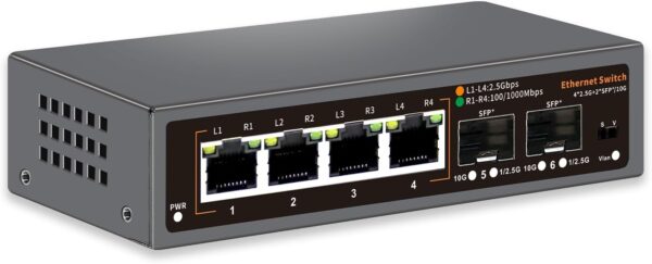 6 Port 2.5G Unmanaged Ethernet Switch