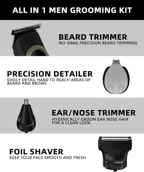 Beard Trimmer Men Rechargeable ,Shaving Kit