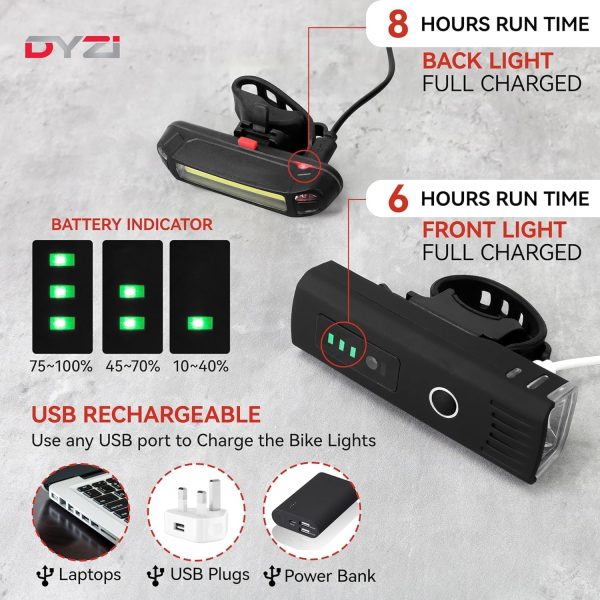 Bike Lights - USB Rechargeable