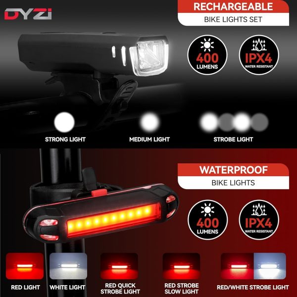 Bike Lights - USB Rechargeable