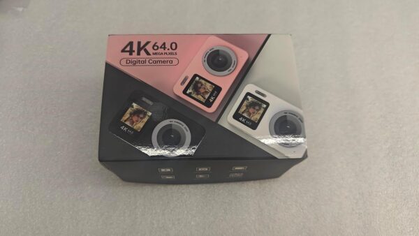 Digital Camera 4K 64MP with 64G SD Card