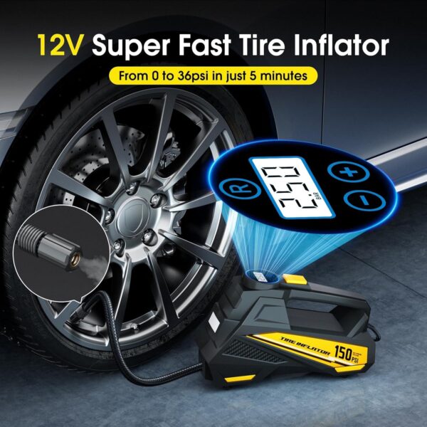 Tire Inflator Portable Air Compressor
