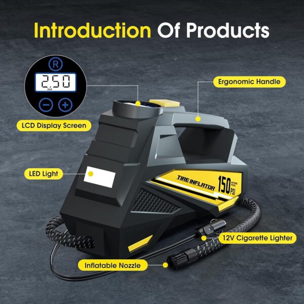 Tire Inflator Portable Air Compressor