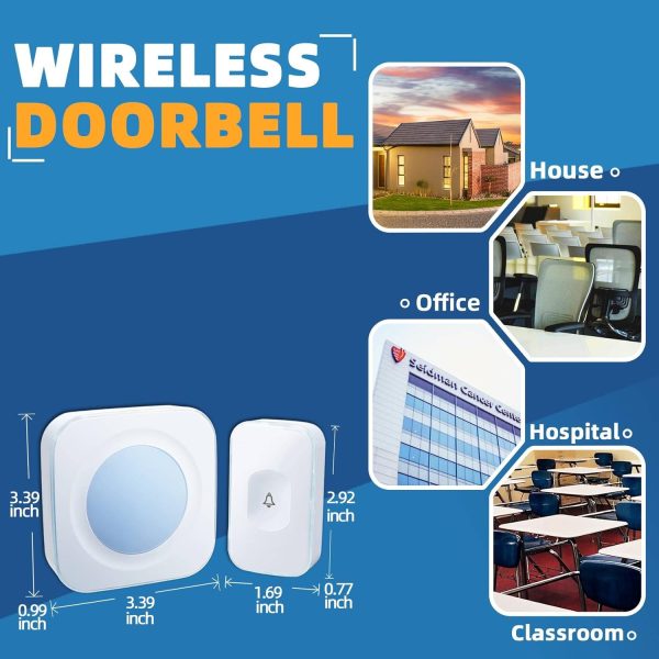Wireless Doorbell 1200Ft