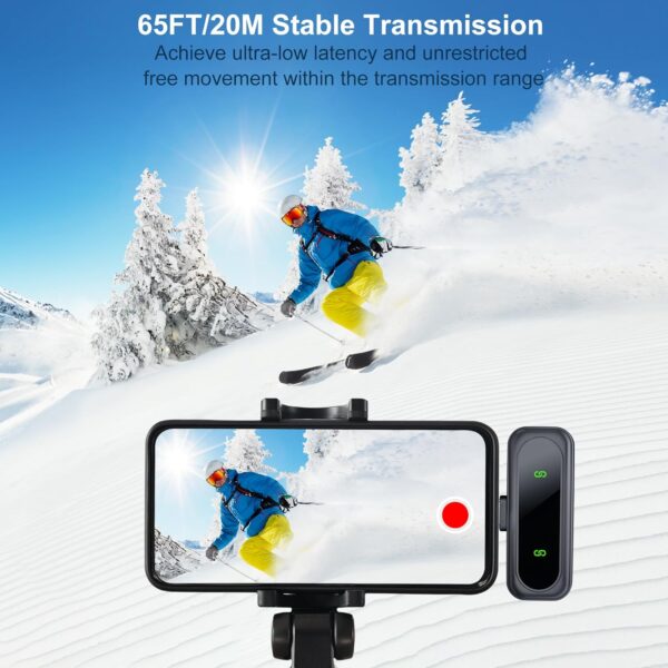 Wireless Lavalier Microphone with Magnetic Clip