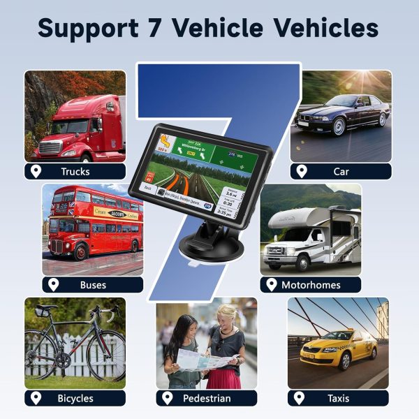 Sat Nav, 5 inch GPS Navigator