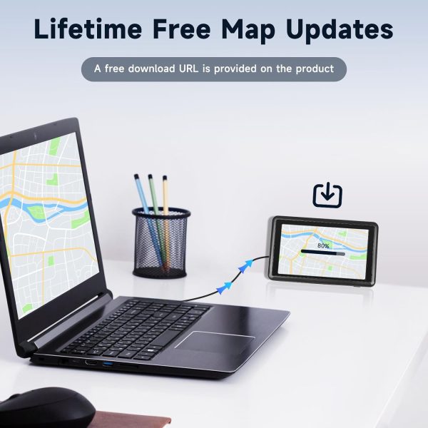 Sat Nav, 5 inch GPS Navigator
