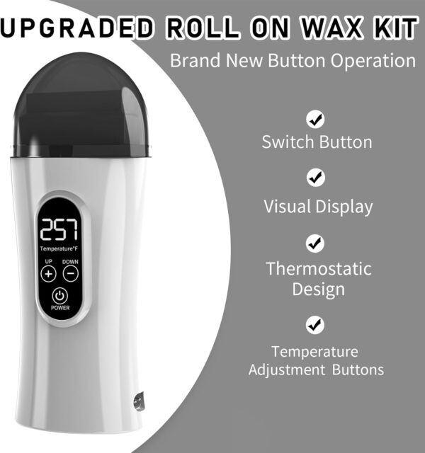 Wax Roller Kit for Hair Removal, Waxing Kit
