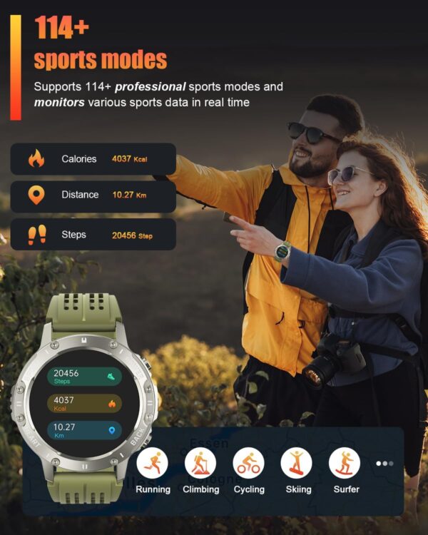 Military Smart Watch for Men