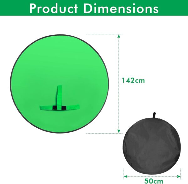 Portable Green Screen Chair 57"
