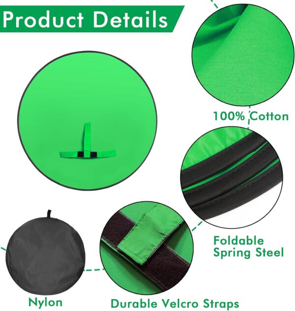 Portable Green Screen Chair 57"