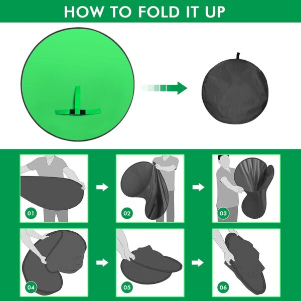 Portable Green Screen Chair 57"