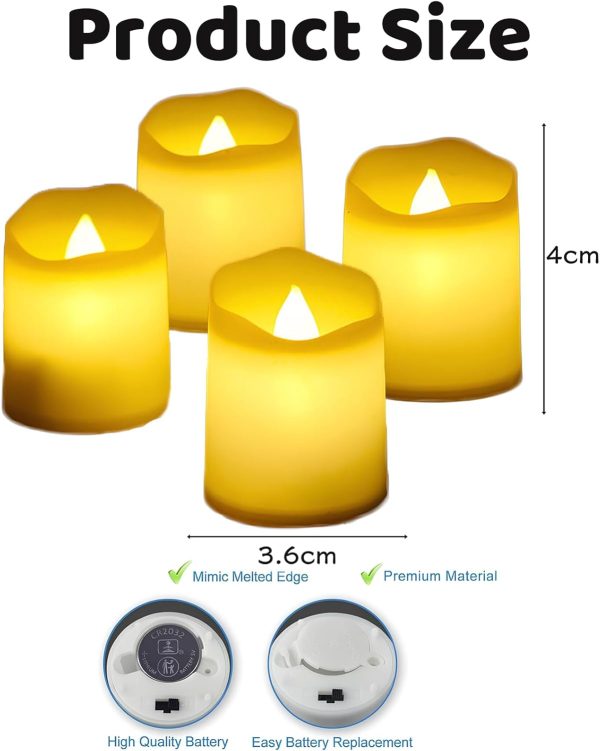 ChaneeHann Battery Tea Lights 24 Pack