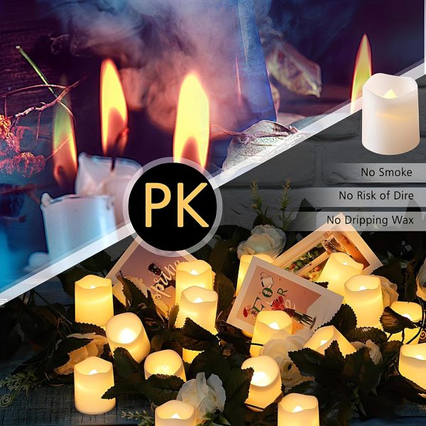 ChaneeHann Battery Tea Lights 24 Pack